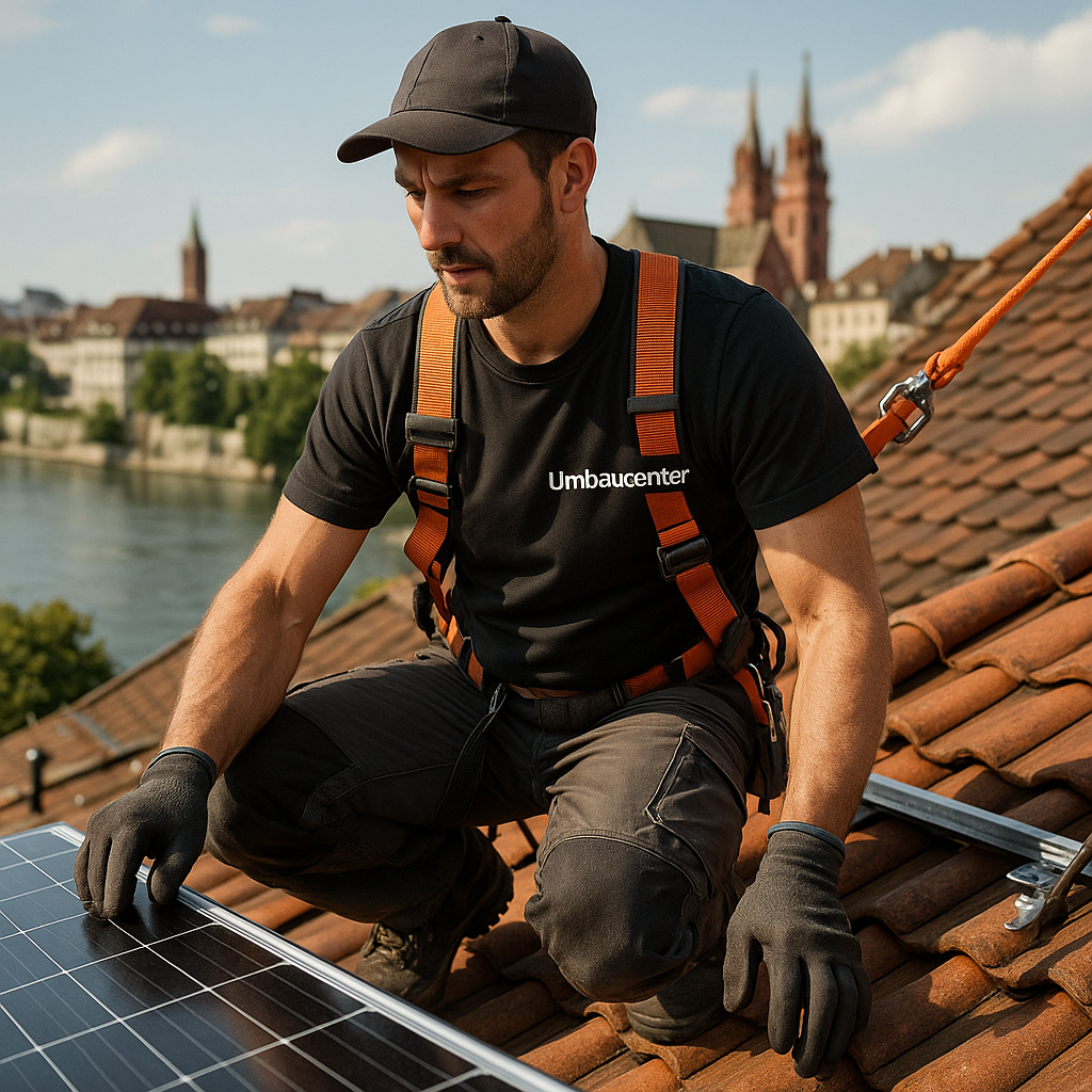 Hybridanlage Basel – Solar und Speicher kombiniert.